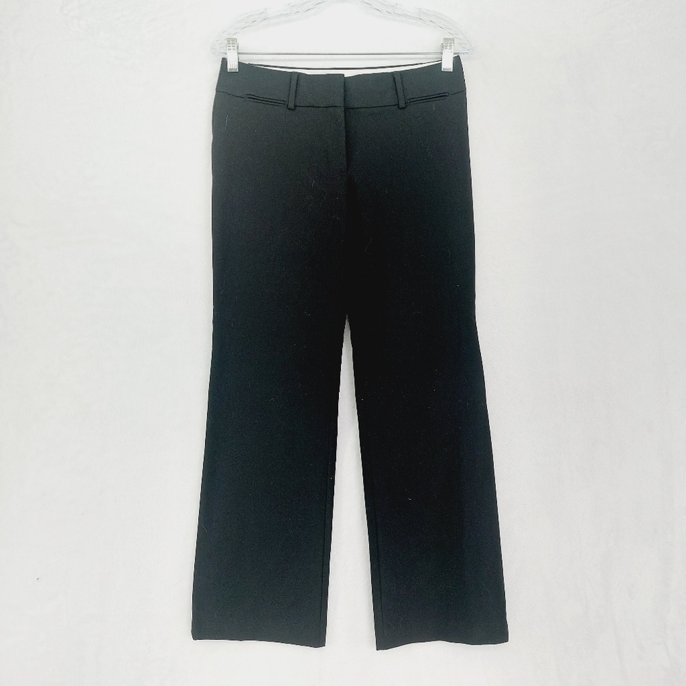 Ann Taylor LOFT Black Straight Leg Business Casual Trousers P5202
